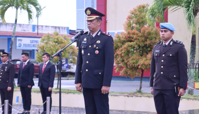 Upacara Khidmat di Mapolres Morowali, Tegaskan Pancasila sebagai Pemersatu Bangsa