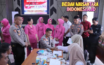Aksi Kemanusiaan Warnai Hari Bhayangkara ke-80, Polres Morowali Gelar Donor Darah