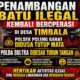 Penambangan Batu Ilegal di Timbala Hidup Lagi, Polisi Poleang Barat Bungkam