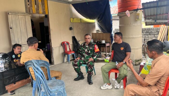 Babinsa Bahodopi Rapatkan Barisan dengan Desa dan Linmas, Jaga Stabilitas Wilayah