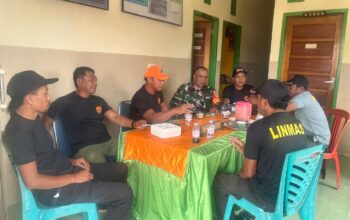Babinsa Bahodopi Perkuat Koordinasi dengan Pemerintah Desa dan Linmas Demi Menjaga Stabilitas Keamanan Wilayah
