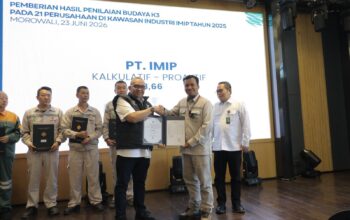 Wamenaker Apresiasi Kolaborasi K3 IMIP, Dukung Penguatan Budaya Keselamatan Kerja