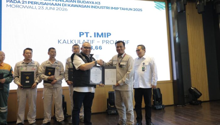 Wamenaker Apresiasi Kolaborasi K3 IMIP, Dukung Penguatan Budaya Keselamatan Kerja