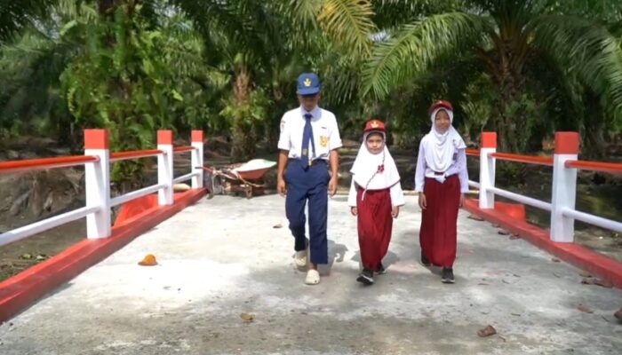 Jembatan Beton Desa Lanona Rampung, Jalan Ekonomi Warga Bungku Tengah Terbuka