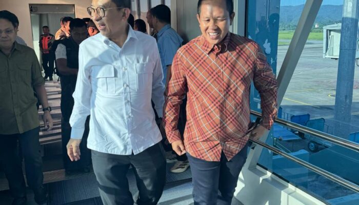 Bupati Morowali Sambut Fadli Zon di Kendari, Bahas Kolaborasi Budaya