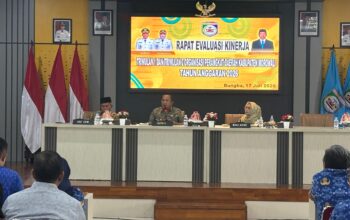 BUPATI MOROWALI EVALUASI KINERJA OPD TRIWULAN I DAN II, SOROTI REALISASI ANGGARAN