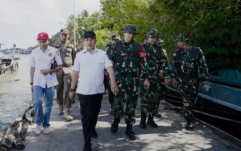 Bupati Morowali Tinjau Titik Nol Pembangunan TMMD ke-129 di Desa Polewali