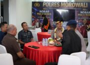 Sekda Morowali Hadiri Penyambutan AKBP Reza Khomeini dan Pelepasan AKBP Zulkarnain di Mako Polres