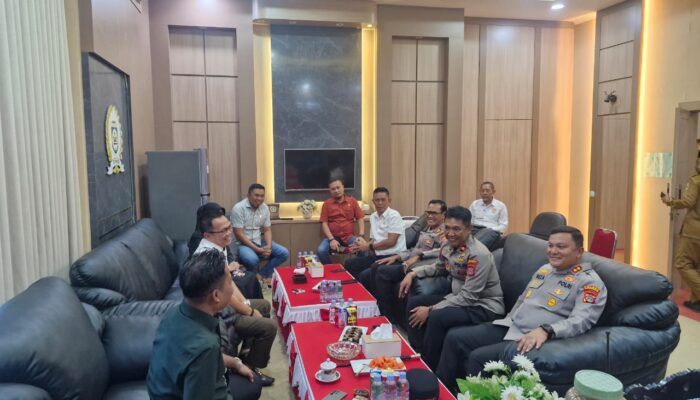 Kapolres Morowali Temui Pimpinan DPRD, Komitmen Jaga Stabilitas Daerah