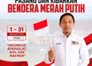 IBR Morowali Ajak Warga Kibarkan 1000 Bendera Merah Putih di Dalam Kota dan Jalur Dua Bungku