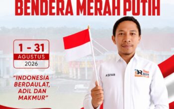 IBR Morowali Ajak Warga Kibarkan 1000 Bendera Merah Putih di Dalam Kota dan Jalur Dua Bungku