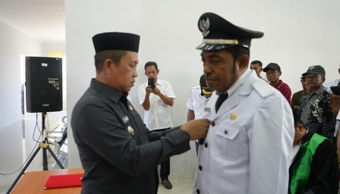 Bupati Morowali Resmi Lantik Penjabat Kepala Desa Matano, Dorong Pembangunan Desa Berbasis Kebersamaan