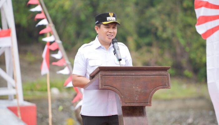 Jembatan Perintis Garuda Resmi di Buka Bupati Iksan: Ini Bukti Presiden Prabowo Tak Abaikan Rakyat Kecil