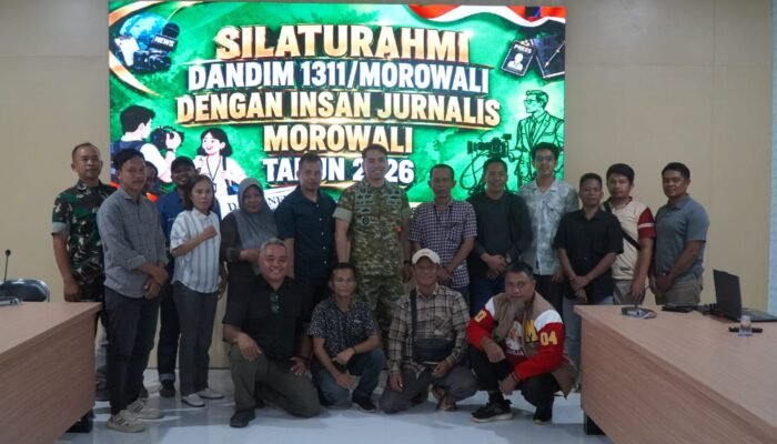 Letkol Baja Sirait Perkuat Sinergi Dengan Pers Morowali, Canangkan Pertemuan Rutin