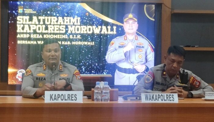BARU SEBULAN TUGAS, KAPOLRES MOROWALI AKBP REZA KHOMEINI: “SAYA TIDAK ANTI PEMBERITAAN”
