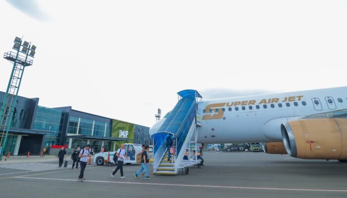 Resmi! Rute Penerbangan IMIP – Palu Dibuka, Tempuh 45 Menit Pakai Super Air Jet