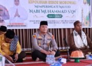 Polres Morowali Peringati Maulid Nabi: “Jadilah Polisi yang Dirindukan Masyarakat”