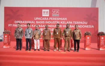 PT FREENOW RESMI BEROPERASI, PEMKAB MOROWALI BANGKITKAN LAGI JUTAAN POHON KELAPA