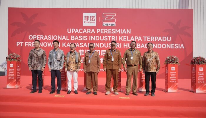PT FREENOW RESMI BEROPERASI, PEMKAB MOROWALI BANGKITKAN LAGI JUTAAN POHON KELAPA