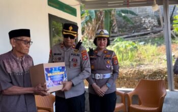Sambut HUT Ke-71, Satlantas Polres Morowali Sowan Ke Purnawirawan Dan Warakawuri