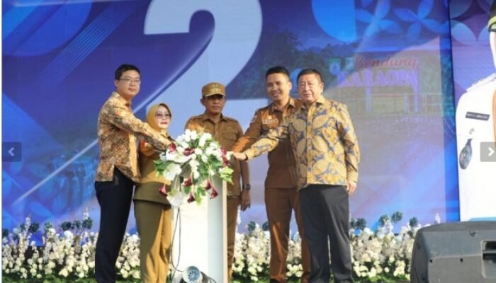 Groundbreaking Groundsill Sungai Karaupa, Wabup Morowali Tekankan Manfaat bagi Masyarakat