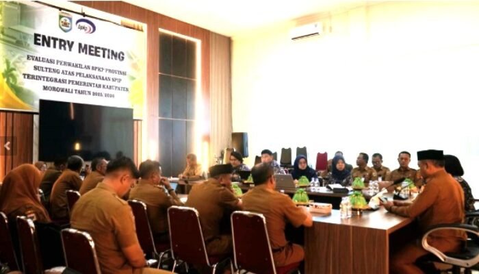 Pemkab Morowali dan BPKP Sulawesi Tengah Gelar Entry Meeting Pelaksanaan SPIP Terintegrasi 2026