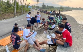 Pemuda Desa Wosu Hadirkan Halaman Pesisir, Ruang Baca yang Menumbuhkan Nalar dan Kesadaran