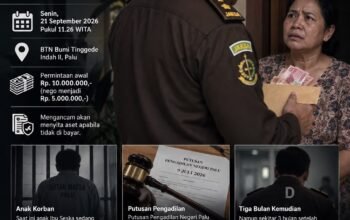 Diduga Minta Uang Rp10 Juta, Oknum Jaksa Kejari Palu Datangi Rumah Keluarga Terdakwa di Tinggede