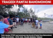 Tragedi Pantai Bahomohoni: Dua Bocah Ditemukan Tewas di Pinggir Pantai, Satu Selamat