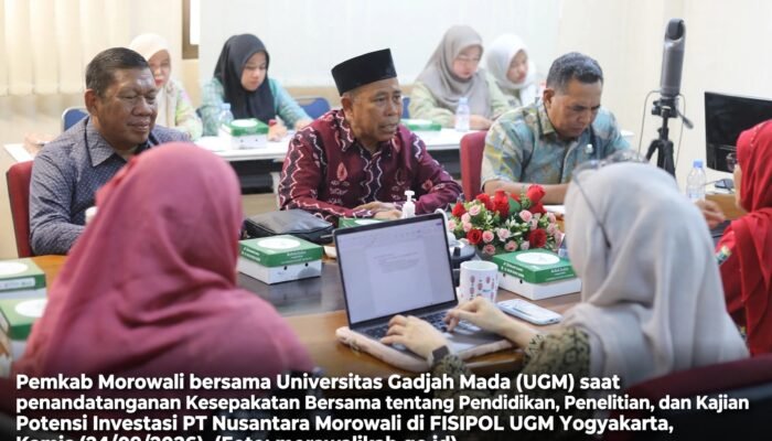 Pemkab Morowali dan UGM Sepakati Kerja Sama Pendidikan hingga Kajian Potensi Investasi