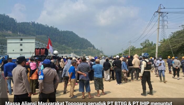 SIKAP TIDAK KOMITMEN BERUJUNG MENUMPUKNYA TUNTUTAN, PT BTIIG DAN PT IHIP DIGERUDUK MASSA