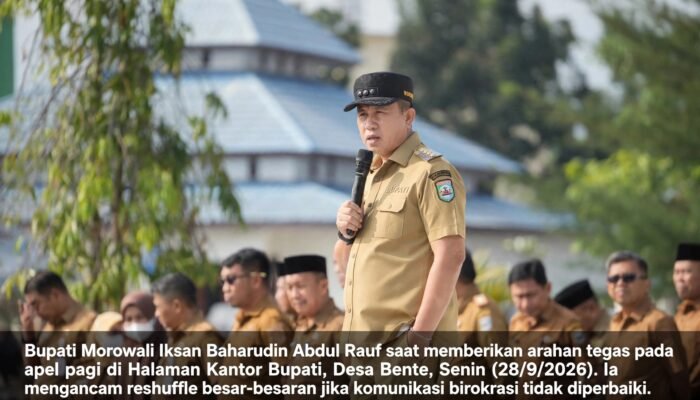 Komunikasi Bobrok, Jembatan Mangkrak, Bupati Iksan Ancam Sapu Bersih Birokrasi Morowali!