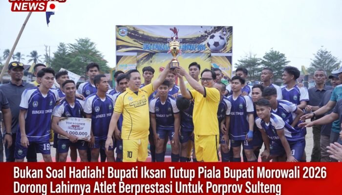 Bukan Soal Hadiah! Iksan Tutup Piala Bupati Morowali 2026 dengan Pesan Keras Soal Semangat Juara