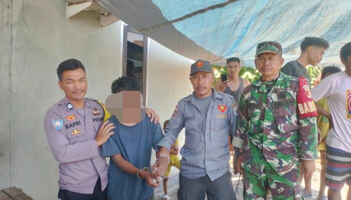 Sinergi TNI-Polri, Terduga Pelaku Curanmor Di Labota Berhasil Diamankan”