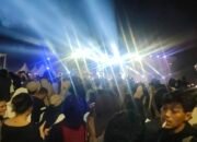 Pecah! NDX AKA Goyang Morowali, Ribuan Warga Birukan Alun-Alun Rujab Bupati di HUT 25 Tahun Partai Demokrat