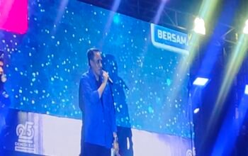9 Berani Masuk Morowali! Janji Gubernur Anwar Hafid di Panggung 25 Tahun Partai Demokrat Bikin Warga Bersorak