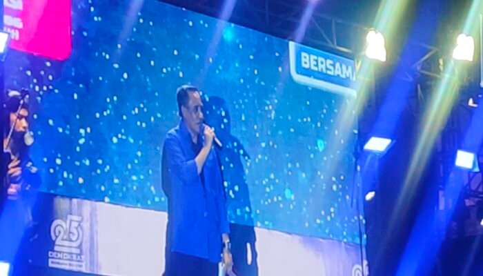 9 Berani Masuk Morowali! Janji Gubernur Anwar Hafid di Panggung 25 Tahun Partai Demokrat Bikin Warga Bersorak
