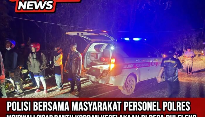 Ibu Kecelakaan di Turunan Buleleng, Polisi Morowali Langsung Jadi Penolong