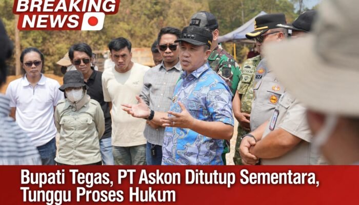 Tegaskan Tutup PT Askon, Bupati Morowali: Tunggu Proses Hukum Kasus Matarape Tuntas