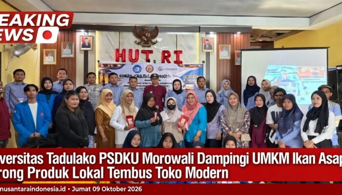 Universitas Tadulako PSDKU Morowali Dampingi UMKM Ikan Asap, Dorong Produk Lokal Tembus Toko Modern