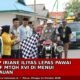 Wabup Iriane Iliyas Lepas Pawai Taaruf MTQH XVI di Menui Kepulauan