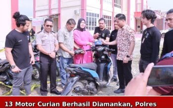 13 Motor Curian Berhasil Diamankan, Polres Morowali Kembalikan 1 Unit ke Pemiliknya