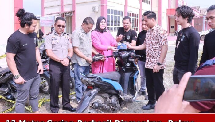 13 Motor Curian Berhasil Diamankan, Polres Morowali Kembalikan 1 Unit ke Pemiliknya