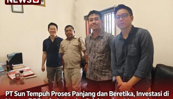 PT Sun Tempuh Proses Panjang dan Beretika, Investasi di Morowali Dijamin Aman dan Sejahterakan Masyarakat