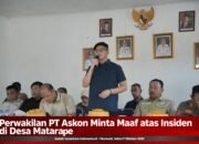 Perwakilan PT Askon Minta Maaf atas Insiden di Desa Matarape