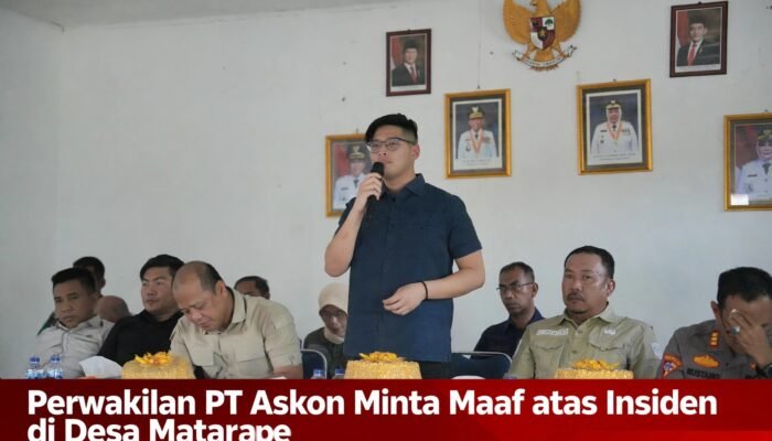 Perwakilan PT Askon Minta Maaf atas Insiden di Desa Matarape