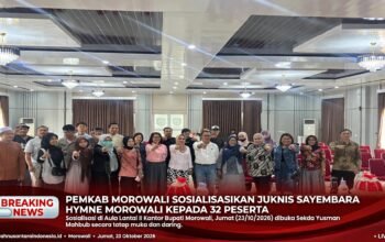 Pemkab Morowali Sosialisasikan Petunjuk Teknis Sayembara Hymne Morowali kepada 32 Peserta