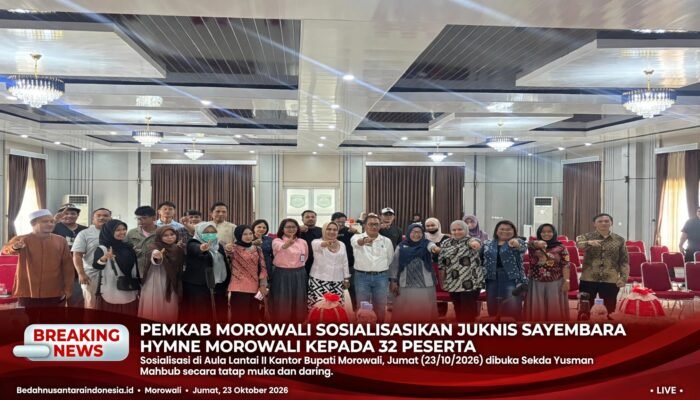 Pemkab Morowali Sosialisasikan Petunjuk Teknis Sayembara Hymne Morowali kepada 32 Peserta
