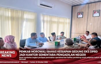 Pemkab Morowali Bahas Kesiapan Gedung Eks DPRD Jadi Kantor Sementara Pengadilan Negeri Morowali