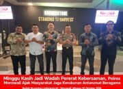 Minggu Kasih Jadi Wadah Kebersamaan, Polres Morowali Ajak Jemaat Jaga Kerukunan dan Kamtibmas